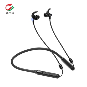 Ibrain <strong>Wireless</strong> Earphone EMF Radiation Blocking Free Air Tube Neckband Earphones Sports <strong>Earpieces</strong> - Product Image 1