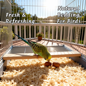 Arena para Gatos DongnaiPETS Ecológica, 100% Natural, de Virutas de Madera de Aspino, Altamente Absorbente, Libre de Polvo, con Control de Olores Extra, para Gatos Pequeños - Product Image 1