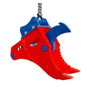 RIBETTER Zware hydraulische motor-aangedreven takkenschaar voor boomwortels voor 5-25 ton graafmachines, bouwgebruik, 5 jaar garantie - Product Image 1