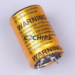 Supercondensateur CHV-2R7307R-TW-S4, composant traversant (THT), condensateur 300F -10%~+30% 2.7V 600uA@72hrs - Product Image 2