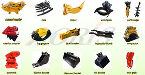 Hitachi kubota liugong sunward מיני חופר ידני מהיר קופלר מכני - Product Image 6