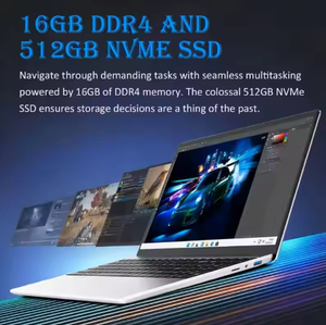 Ordinateur portable de jeu le plus vendu Intel Core I7-1060NG7 16 Go de RAM SSD Écran 15,6 pouces Nouveau clavier anglais Panneau IPS Windows 11 Prise EU - Product Image 5