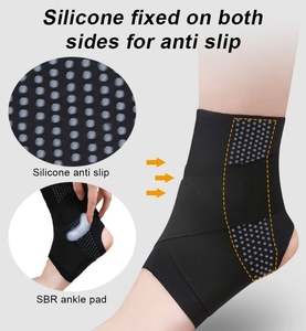 Attelle de cheville réglable, portable et durable en silicone, personnalisée, douce, respirante et écologique, pour la protection des pieds contre les entorses - Product Image 4