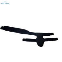 BDE HEAL Nouveau Bandage Anti-Entorse Jour/Nuit pour Correction de la Chute du Pied, Correction de la Hallux Valgus, Protection de la Cheville et du Pied, Noir, Polyester Élastique