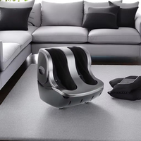 Masseur électrique Shiatsu pour les pieds et les jambes, appareil de beauté pour les mollets, chauffage, vibration, massage par pression d'air, rouleau à billes pour les pieds