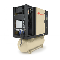 Compresseur d'air à piston alternatif lubrifié à deux étages Ingersoll Rand 2340B3/8 2kw 4kw 5kw 7kw