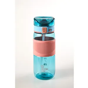 780ml nóng bán chai nước bằng nhựa Tritan BPA cấp thực phẩm miễn phí công suất lớn chai với rơm cho quà tặng