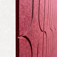 Nouvelle plaque acoustique en PET brut 9mm/12mm |   Classe B, résistant au feu, haute densité, NRC 0,85-1 |   Écologique |   Garantie d'un an |