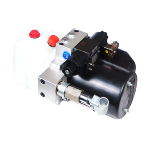 Groupe hydraulique ElT 24V 2kW 1 étage avec pompe à engrenages 40x18x26cm pour remorques et camions-bennes - Product Image 2