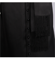 Bata de sotana para hombre, coro, Ministro, clero, púlpito, Túnica de Iglesia litúrgica, cuatro colores