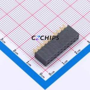 SSW-110-01-G-D Pin Socket Through hole Component (THT),P=2.54mm Connector 2.54mm 2.54mm Square Hole Through Hole - Product Image 1