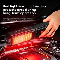 Nouvelle lampe torche LED rechargeable par USB, indice de protection IP44, portable, ultra-lumineuse, multifonction, lampe de travail d'urgence pour l'extérieur, interrupteur à bouton