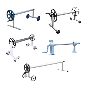 <span class=keywords><strong>Enrouleur</strong></span> de bâche de <span class=keywords><strong>piscine</strong></span> à commande manuelle facile, chariot mobile pour bâche solaire à bulles, pour <span class=keywords><strong>piscine</strong></span> enterrée - Product Image 2