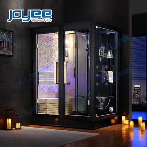 JOYEE Nuevo diseño Sala de sauna de vapor Material de madera Gabinete de sauna de vapor Baño interior en venta