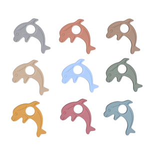 Giocattolo Sensoriale per Neonati a Forma di Balena, Certificato CE CPC, Anello da Dentizione in Silicone Morbido per Bambini, Giocattoli Educativi - Product Image 3