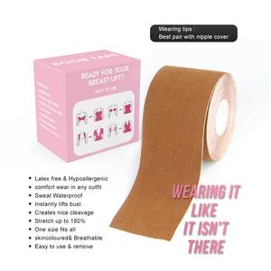 Fábrica de alta calidad de algodón CE nuevo sujetador asistencia Boob Tape Breast Lift Tape para mujeres - Product Image 4
