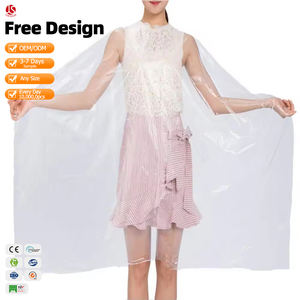 Cape de Salon de coiffure jetable en plastique, châle de teinture de cheveux, tablier de coiffure, Cape de barbier pour la maison - Product Image 1