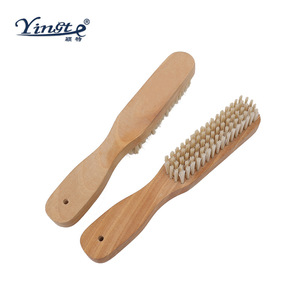 Yinste Solid Wood Shoe <b>Brush</b> With Pp Fiber Long Handle <b>For</b> Household <b>Cleaning</b> - Product Image 2