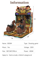 Machine de jeu vidéo d'arcade de course de chevaux à monnayeur Jiaxin avec support anglais, 2 joueurs, pour centres de divertissement