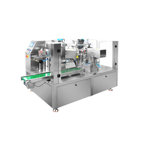 Machine de remplissage entièrement automatique machine de conditionnement quantitative liquide de sauce pâte d'emballage de scellage à trois côtés