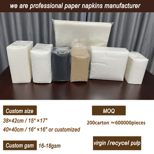 Mingxuan Trắng Bữa Ăn Tối Khăn Ăn Giấy 38*42 <span class=keywords><strong>Serviette</strong></span> Nhà Hàng Mô 2 Ply Giấy Khăn Ăn Dùng Một Lần Bữa Ăn Tối Khăn Ăn Cho Khách Sạn - Product Image 4