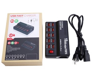 Chargeur USB universel 12 ports Prise US/EU/UK Entrée 5V Sortie 5A 60W Courant de puissance Charge rapide Téléphones mobiles - Product Image 6