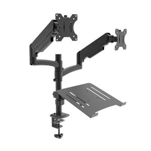 Gas Spring Aluminum Alloy <strong>Monitor</strong> Arm Desk Mount <strong>Triple</strong> <strong>Monitor</strong> Holder Height Adjustable <strong>Stand</strong> - Product Image 1
