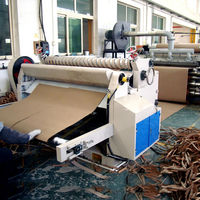 Machine automatique électrique de fabrication de boîtes en carton ondulé à 2 plis, simple faceuse
