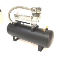 Compresseur d'air pour voiture 200 PSI, pompe à air pour véhicule, kits d'alimentation 12 V, réservoir d'air de 2,5 gallons, suspension