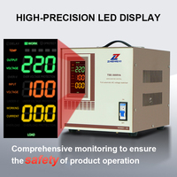 Stabilisateur de tension électrique monophasé ZhengXi 5000VA 10KVA pour tension d'entrée 240V pour usage domestique Régulateur de tension