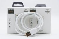Câble USB vers 8 broches à charge rapide 2,4 A, 1 m, cordon de synchronisation durable pour iPhone, iPad, écouteurs, fil de charge à âme en cuivre pur