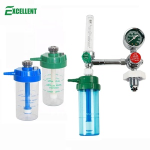 Régulateur de pression à flotteur vertical Bullnose avec humidificateur pour <span class=keywords><strong>bouteille</strong></span> de <span class=keywords><strong>gaz</strong></span> - Product Image 1