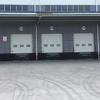 Vente directe d'usine porte sectionnelle élévatrice verticale industrielle isolée pour entrepôt d'atelier