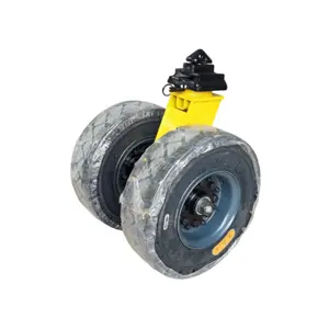 Factory Heavy Dute Mold on Rubber Tire Casters ISO Shipping Container Moving Castor Wheels