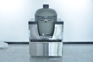 เตาบาร์บีคิวถ่านทรงไข่แบบตั้งพื้น EU Heavy Duty สแตนเลสสตีล KAMADO พร้อมระบบปิดอัตโนมัติ สำหรับครัวกลางแจ้ง - Product Image 2