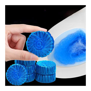 持久的自动阻塞马桶清洁剂蓝色泡沫化粪池-带柠檬香味固体形状的安全 - Product Image 4