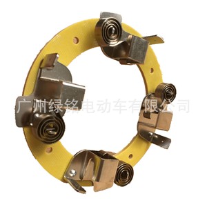 YAMAHA Golf Cart Motor Accessories JU2-H1840-00 Carbon <b>Brush</b> Holder <b>Brush</b> Mount <b>Brush</b> <b>Plate</b> and <b>Brush</b> Spring - Product Image 5