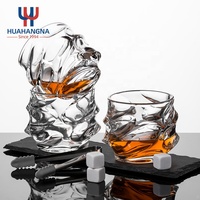 Juego de 7 Decantadores de Whisky de Cristal Únicos con 6 Vasos Old Fashioned para Whisky Escocés, Bourbon y Alcohol
