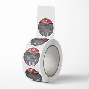 Hot Sale Custom PVC Adhesive Logo Sticker Roll Waterproof Vinyl Square <strong>Label</strong> Food Organic <strong>Pantry</strong> Spice Jar Sticker <strong>Label</strong> - Product Image 2