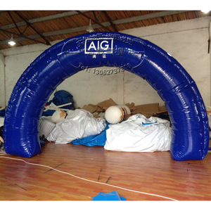 Arco Inflable AIG de 6 Metros Azul con Impresión Digital Resistente al Agua, Alimentado por Enchufe, para Publicidad Exterior - Product Image 2