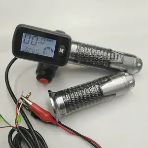 Bicicleta eléctrica 48V LCD fuente de alimentación pantalla manija del acelerador con interruptor manija de Control de velocidad