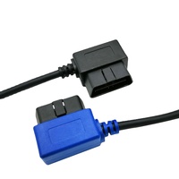 Câble de diagnostic automobile personnalisé SAE J1962 OBD2 16P, faisceau de câblage universel OBD