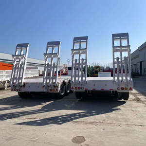 Remorque surbaissée pour excavatrice Fengniao, 3 essieux, col de cygne, semi-remorque robuste, charge utile maximale 1001-2000 kg, 12.5x2.5x1.5m, Shandong - Product Image 6
