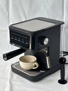 Cafetera Italiana de Acero Inoxidable de Estilo Retro, Cafetera Semiautomática Portátil para el Hogar, Espumador de Leche - Product Image 4