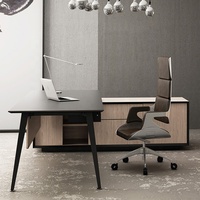 Nuevo Mueble de Oficina Moderno para Sala de Gerencia, Escritorio Ejecutivo de Lujo con Mesa para Computadora