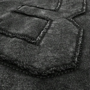 Sudadera con capucha extragrande unisex de algodón 100% de 400 g/m² con cremallera, estilo boxy, corta, con lavado ácido, para hombre, venta al por mayor, personalizada - Product Image 3