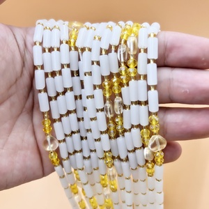 Nuova Collezione 2025: Catena da Vita Africana - Catena per il Corpo Bohemien da 50 Pollici con Chiusura a Nastro, Catena da Spiaggia, Perline da Vita all'Ingrosso - Product Image 2