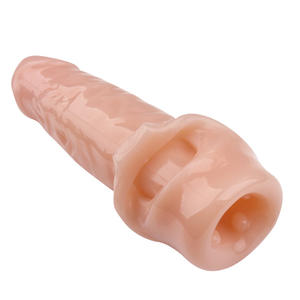 28cm lange penisverlenging, seksspeeltje voor volwassenen, 12 <span class=keywords><strong>inch</strong></span> kristallen penisdildo hoes, hol, voor mannen - Product Image 3
