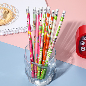 Vente en gros de crayons ronds à fleurs pour cadeau d'enfant pour les élèves de <span class=keywords><strong>la</strong></span> maternelle - Product Image 4