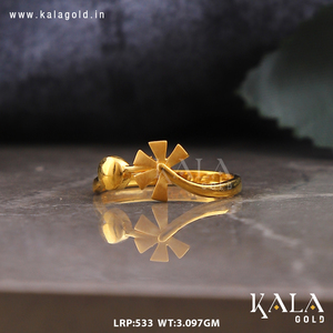 Anillo Clásico de Oro Sólido de 18K con Diseño de Flor para Mujer, Acabado Brillante, Elegante y Moderno, Ideal para Bodas, Aniversarios, Compromisos, Fiestas o Uso Diario - Product Image 2